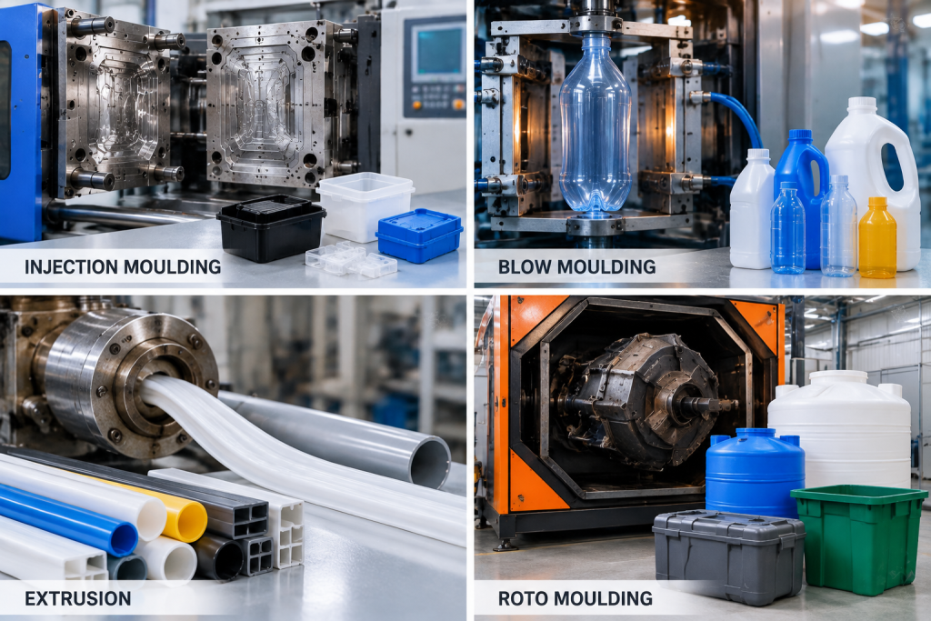 Types of Moulding & Masterbatch Applications