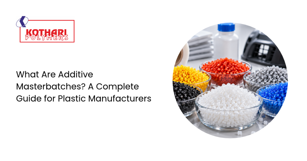 Additive masterbatch pellets used in plastic manufacturing
